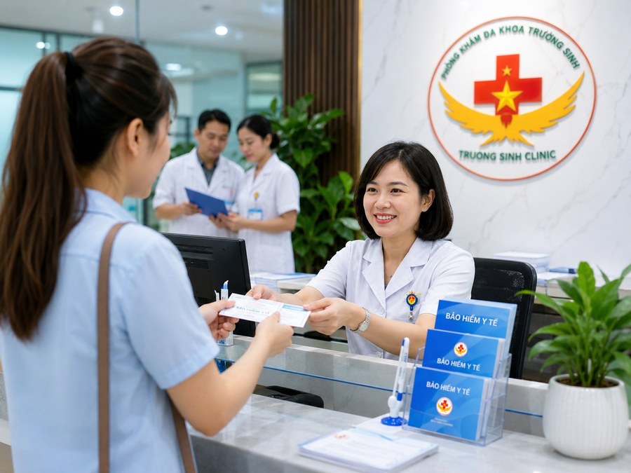 Hướng dẫn khám Bảo hiểm y tế tại Phòng khám Trường Sinh